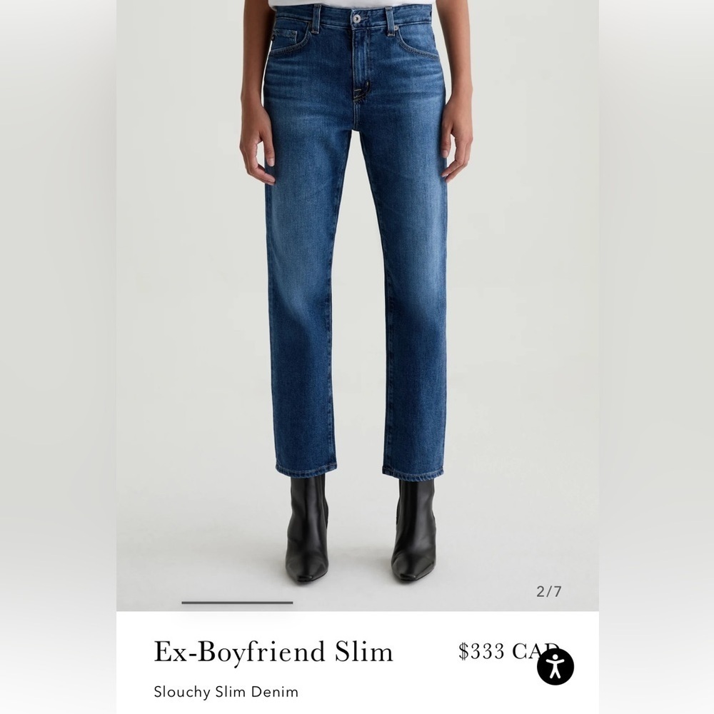 Ag Adriano Goldschmied Ex-Boyfriend Slouchy Slim Jeans